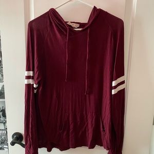 PINK REPUBLIC Burgundy Hoodie